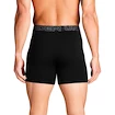 Herren Boxer Shorts Under Armour Perf Cotton 6in 3Pack black
