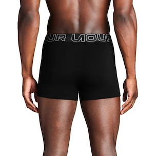 Herren Boxer Shorts Under Armour Perf Cotton Solid 3in 3Pack Black