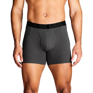 Herren Boxer Shorts Under Armour Perf Cotton Solid 6in 3Pack Castlerock Heather