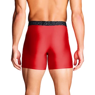 Herren Boxer Shorts Under Armour Perf Tech Solid 6in 3Pack Red