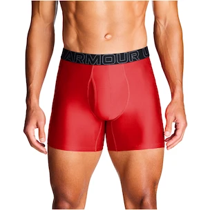 Herren Boxer Shorts Under Armour Perf Tech Solid 6in 3Pack Red