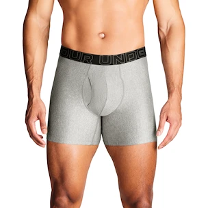 Herren Boxer Shorts Under Armour Perf Tech Solid 6in 3Pack Steel Heather