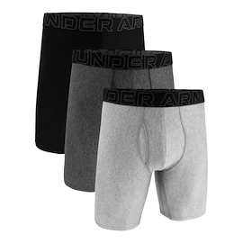 Herren Boxer Shorts Under Armour Perf Tech Solid 9in 3Pack Steel Heather