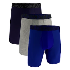 Herren Boxer Shorts Under Armour Perf Tech Solid 9in 3Pack Steel Royal