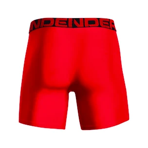 Herren Boxer Shorts Under Armour  Tech 6in 2Pack Red  S