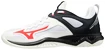 Herren Hallenschuhe Mizuno  Ghost Shadow White/Ignition Red