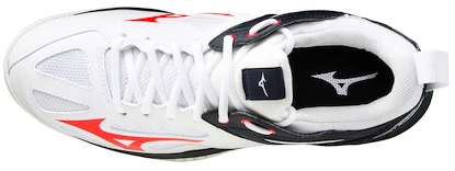 Herren Hallenschuhe Mizuno  Ghost Shadow White/Ignition Red