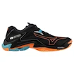Herren Hallenschuhe Mizuno  Wave Lightning Z8 Black/Neon Flame  EUR 42,5