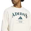 Herren Hoodie adidas  Heritage Graphic Crew Sweatshirt Chalk White / Aurora Ivy