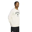 Herren Hoodie adidas  Heritage Graphic Crew Sweatshirt Chalk White / Aurora Ivy