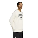 Herren Hoodie adidas  Heritage Graphic Crew Sweatshirt Chalk White / Aurora Ivy
