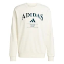 Herren Hoodie adidas  Heritage Graphic Crew Sweatshirt Chalk White / Aurora Ivy