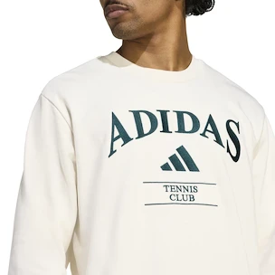 Herren Hoodie adidas  Heritage Graphic Crew Sweatshirt Chalk White / Aurora Ivy