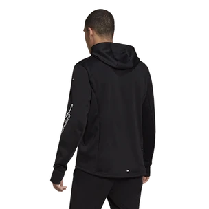 Herren Hoodie adidas  Signature Running Black