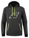 Herren Hoodie Babolat  Aero Hood Sweat Black Heather