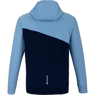Herren Hoodie Babolat  Drive Hood Sweat Drive Heritage Blue