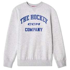 Herren Hoodie CCM Athleisure Crew Grey Melange
