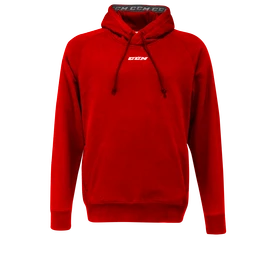 Herren Hoodie CCM Team Fleece Pullover Hoodie Red