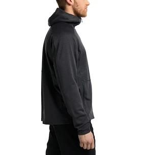 Herren Hoodie Haglöfs  Skuta hood tmavě šedá, L L