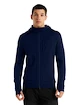 Herren Hoodie Icebreaker  Quantum III LS Zip Hood Royal Navy