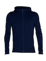 Herren Hoodie Icebreaker  Quantum III LS Zip Hood Royal Navy