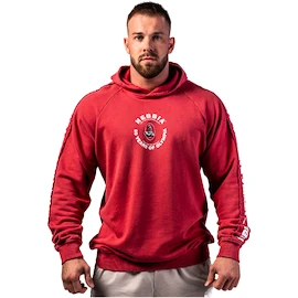 Herren Hoodie Nebbia NEBBIA x OLYMPIA Washed Hoodie HERITAGE 793 red