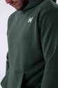 Herren Hoodie Nebbia  Pull-over Hoodie with a Pouch Pocket 331 dark green