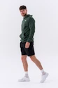 Herren Hoodie Nebbia  Pull-over Hoodie with a Pouch Pocket 331 dark green
