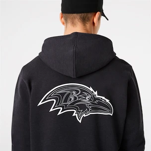 Herren Hoodie New Era  NFL Outline logo po hoody Baltimore Ravens