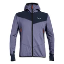 Herren Hoodie Salewa  Agner Hybrid PL/DST Navy Blazer Melange