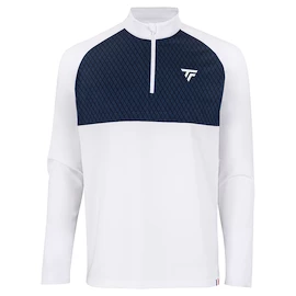 Herren Hoodie Tecnifibre Pro Thermo Zipper LS White