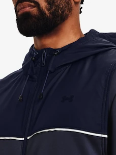 Herren Hoodie Under Armour  AF Storm Hooded Vest-GRY S