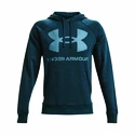 Herren Hoodie Under Armour  Rival Fleece Big Logo Blue Note