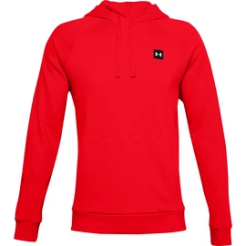 Herren Hoodie Under Armour Rival Fleece Hoodie red