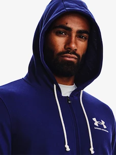 Herren Hoodie Under Armour  Rival Terry LC FZ-BLU S