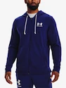 Herren Hoodie Under Armour  Rival Terry LC FZ-BLU S
