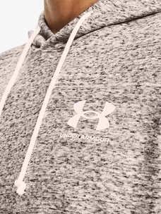 Herren Hoodie Under Armour  Rival Terry LC SS HD-WHT S