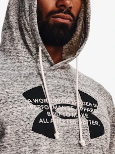 Herren Hoodie Under Armour  Rival Terry Logo Hoodie-WHT S
