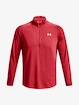 Herren Hoodie Under Armour  STREAKER HALF ZIP-RED