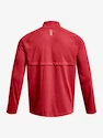 Herren Hoodie Under Armour  STREAKER HALF ZIP-RED