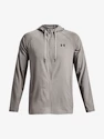 Herren Hoodie Under Armour  Wvn Perforated Wndbreaker-GRY