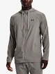 Herren Hoodie Under Armour  Wvn Perforated Wndbreaker-GRY S