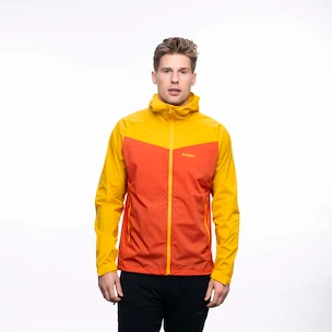 Herren Jacke Bergans  Microlight Jacket Brick/Light Golden Yellow S