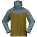 Herren Jacke Bergans  Microlight Jacket Olive Green/Smoke Blue L