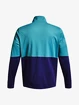Herren Jacke Under Armour  PIQUE TRACK JACKET-BLU