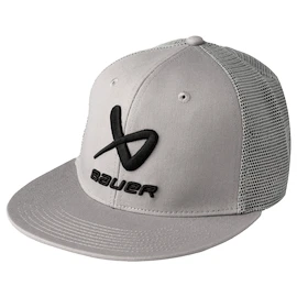 Herren Kappe Bauer Core Flat Brim Snapback Grey