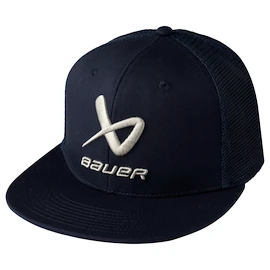 Herren Kappe Bauer Core Flat Brim Snapback Navy