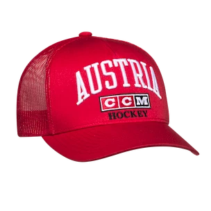 Herren Kappe  CCM  FLAG MESHBACK TRUCKER TEAM AUSTRIA Multiple Team Color