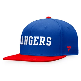 Herren Kappe Fanatics Iconic Color Blocked Snapback New York Rangers