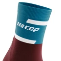 Herren Kompressionssocken  CEP  4.0 Petrol/Dark Red